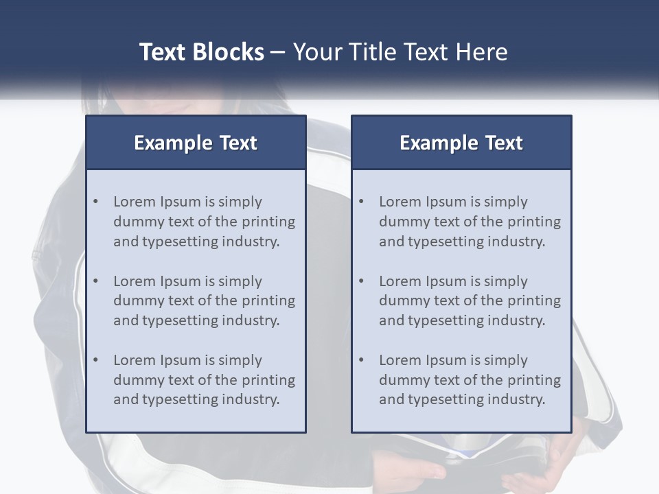 Teen Racer Hispanic PowerPoint Template