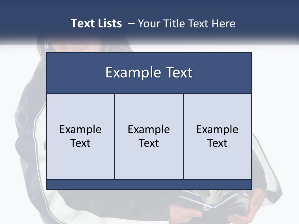Teen Racer Hispanic PowerPoint Template