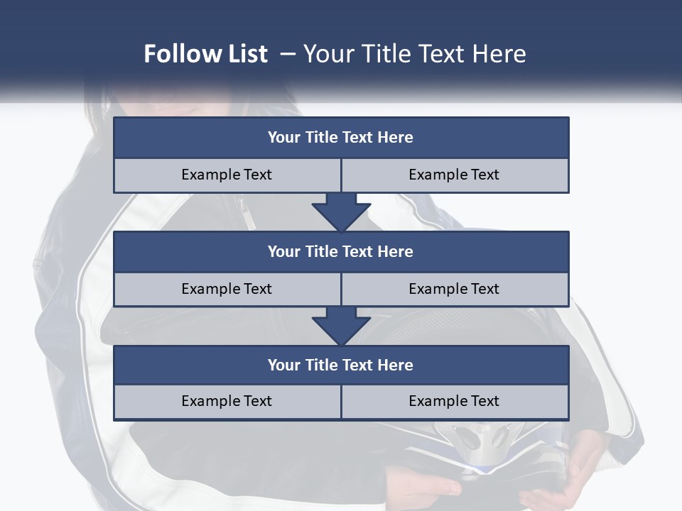 Teen Racer Hispanic PowerPoint Template