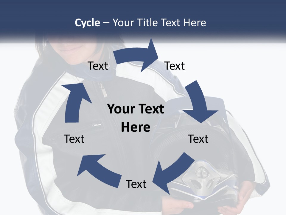 Teen Racer Hispanic PowerPoint Template
