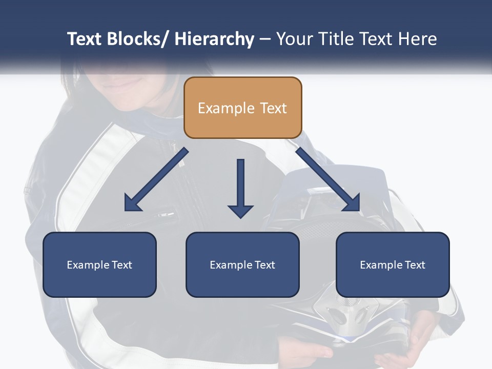 Teen Racer Hispanic PowerPoint Template