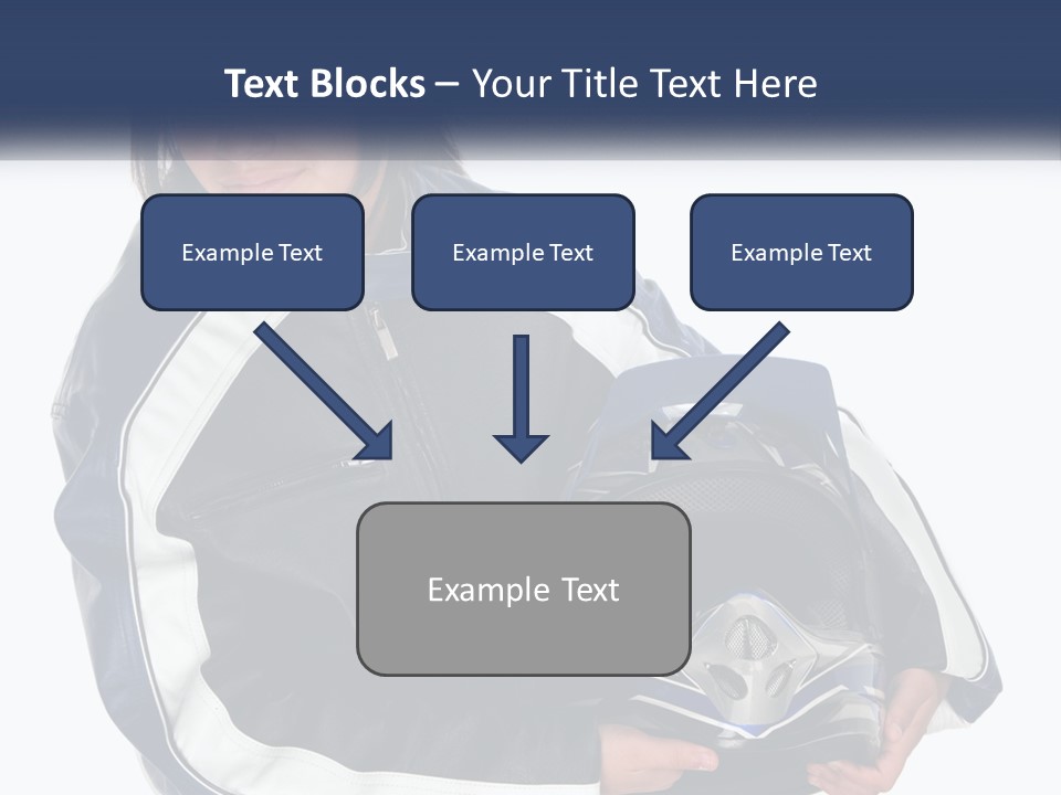 Teen Racer Hispanic PowerPoint Template