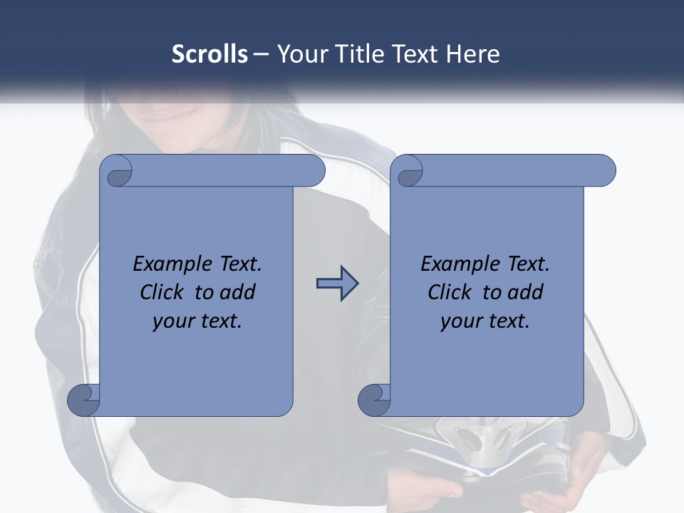 Teen Racer Hispanic PowerPoint Template