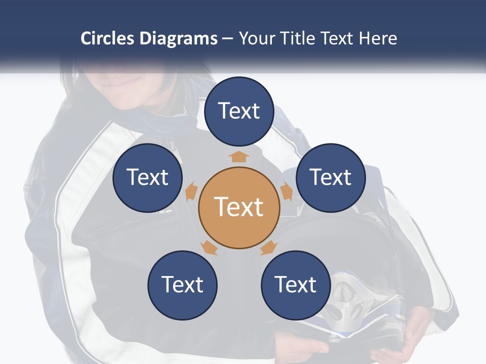 Teen Racer Hispanic PowerPoint Template