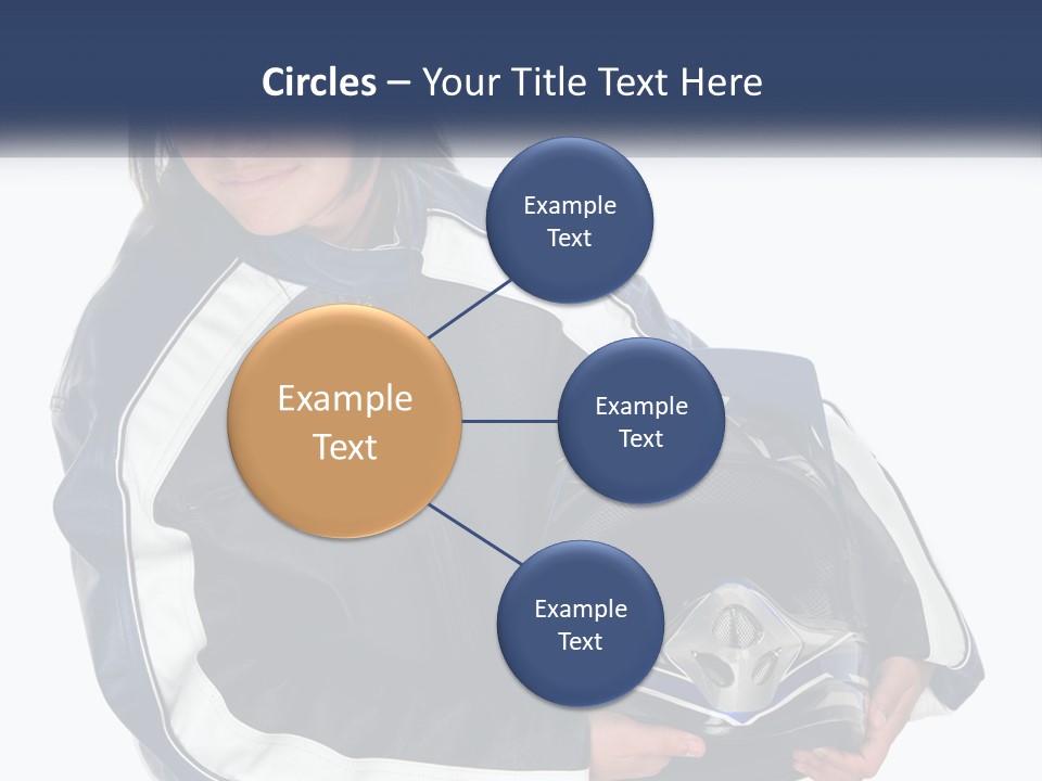 Teen Racer Hispanic PowerPoint Template