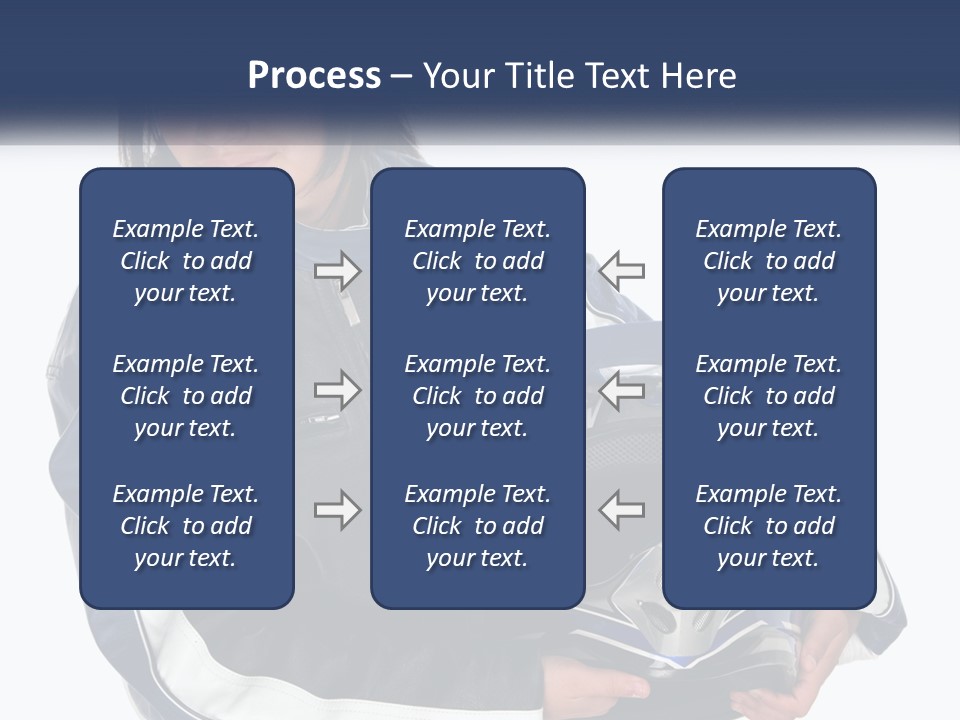 Teen Racer Hispanic PowerPoint Template