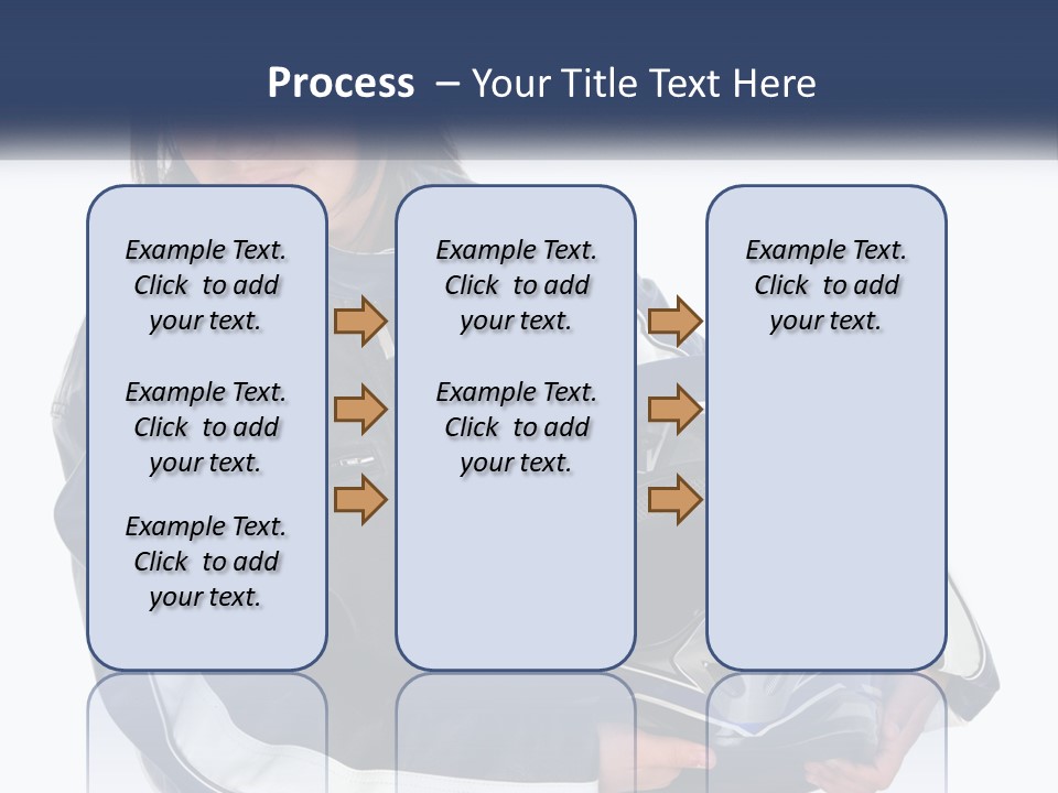 Teen Racer Hispanic PowerPoint Template