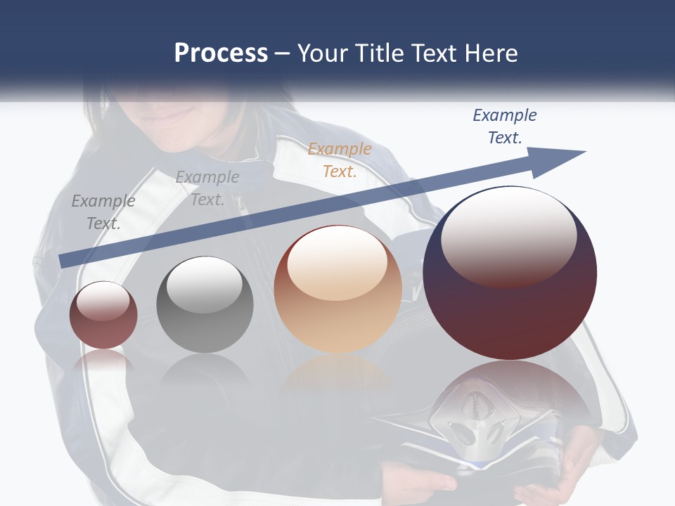 Teen Racer Hispanic PowerPoint Template