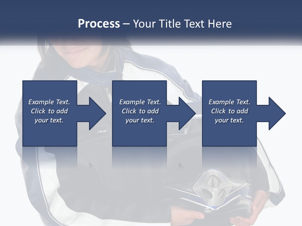 Teen Racer Hispanic PowerPoint Template