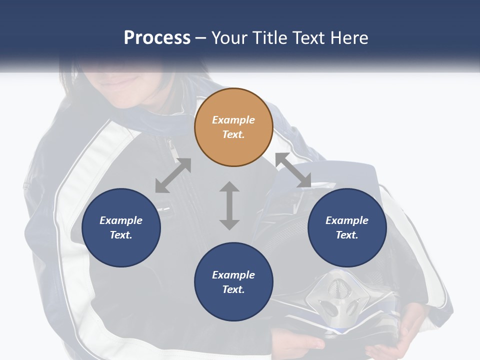 Teen Racer Hispanic PowerPoint Template