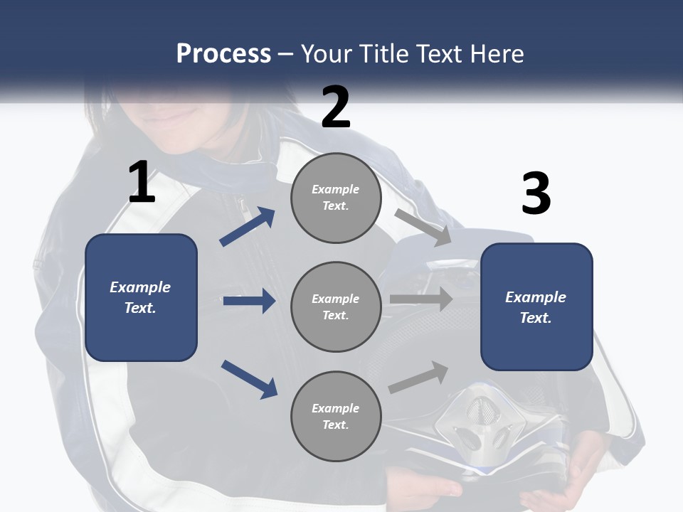 Teen Racer Hispanic PowerPoint Template