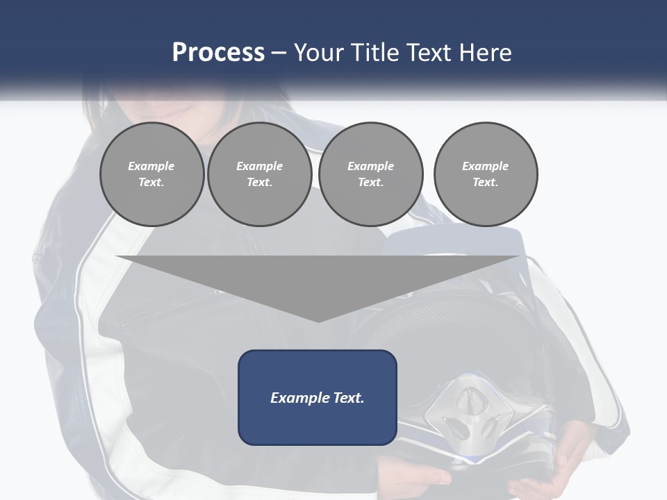 Teen Racer Hispanic PowerPoint Template