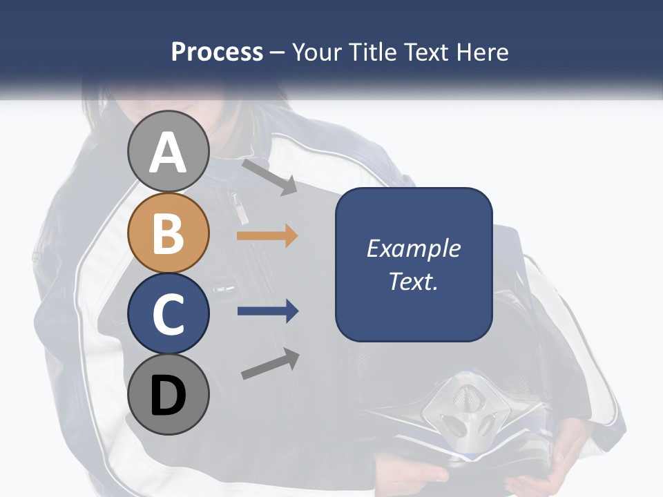 Teen Racer Hispanic PowerPoint Template