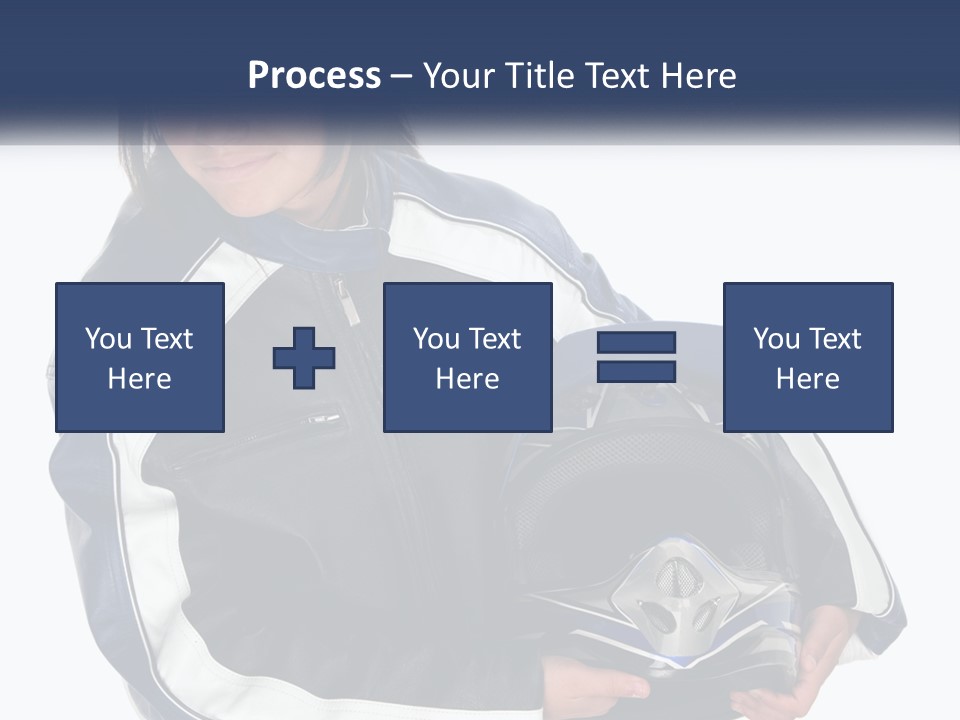 Teen Racer Hispanic PowerPoint Template