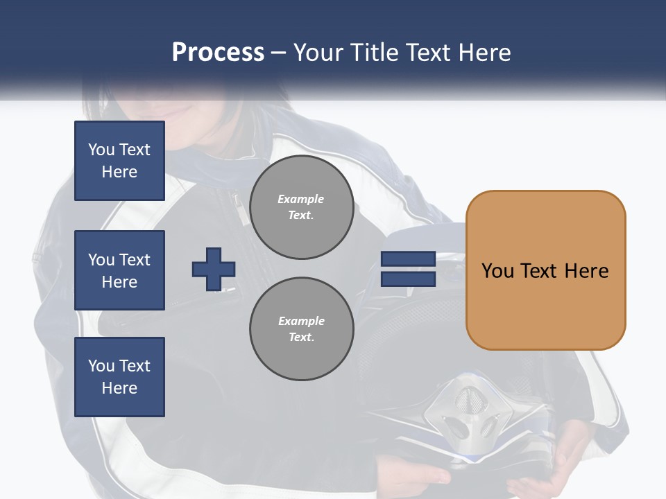 Teen Racer Hispanic PowerPoint Template