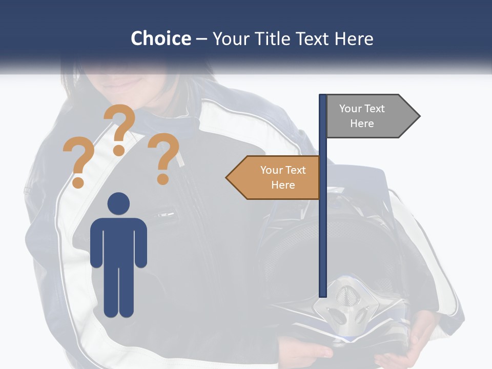 Teen Racer Hispanic PowerPoint Template