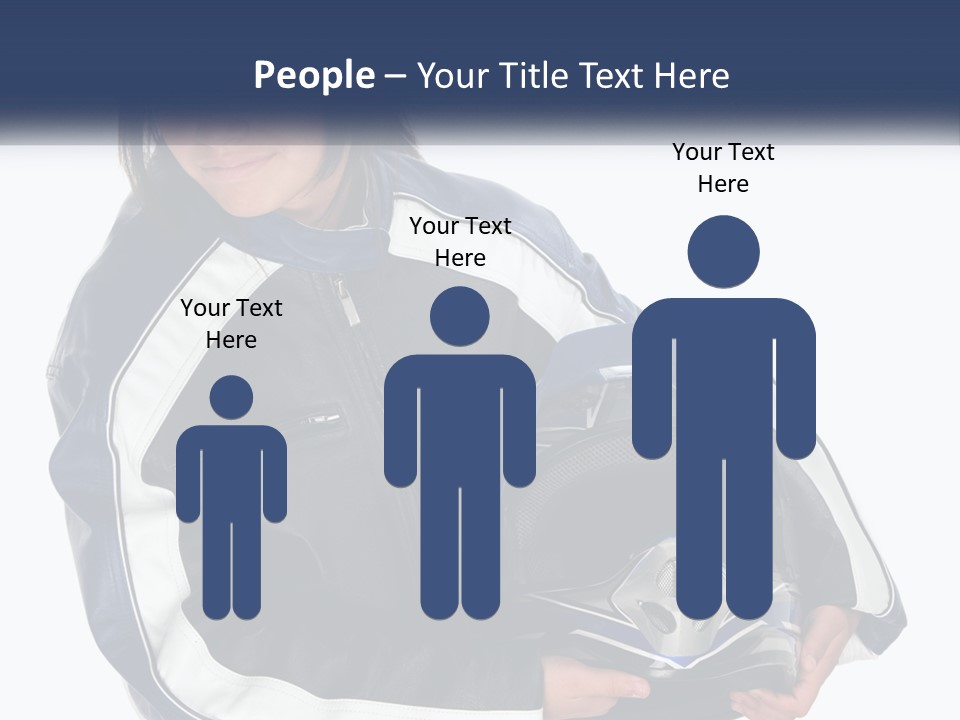 Teen Racer Hispanic PowerPoint Template