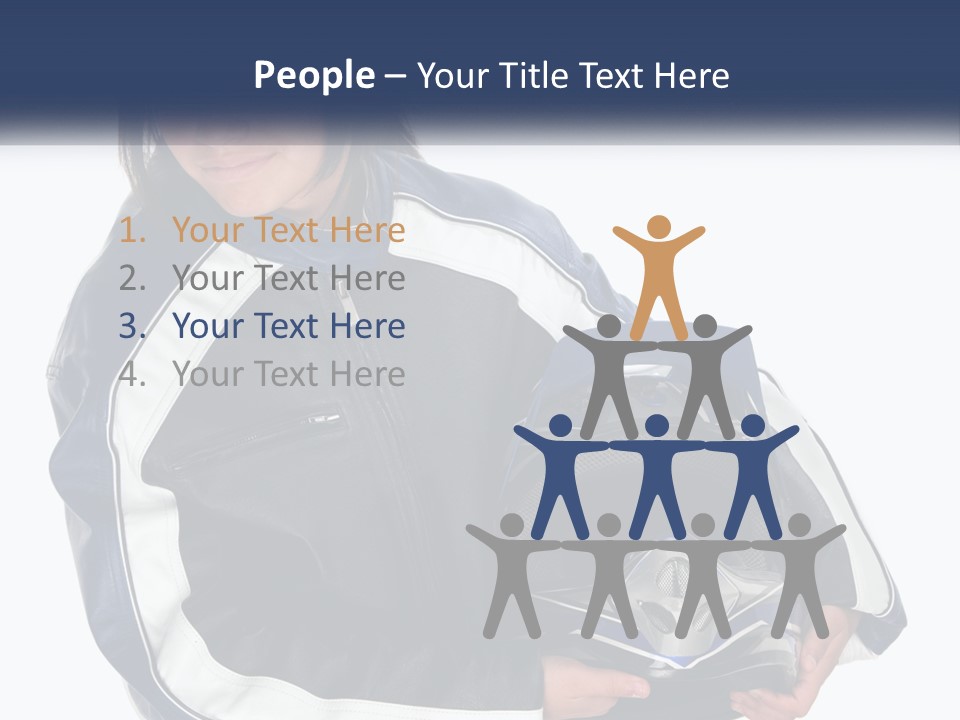 Teen Racer Hispanic PowerPoint Template