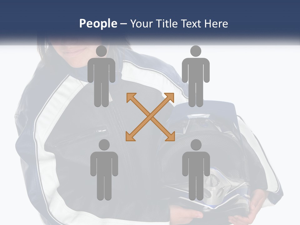 Teen Racer Hispanic PowerPoint Template