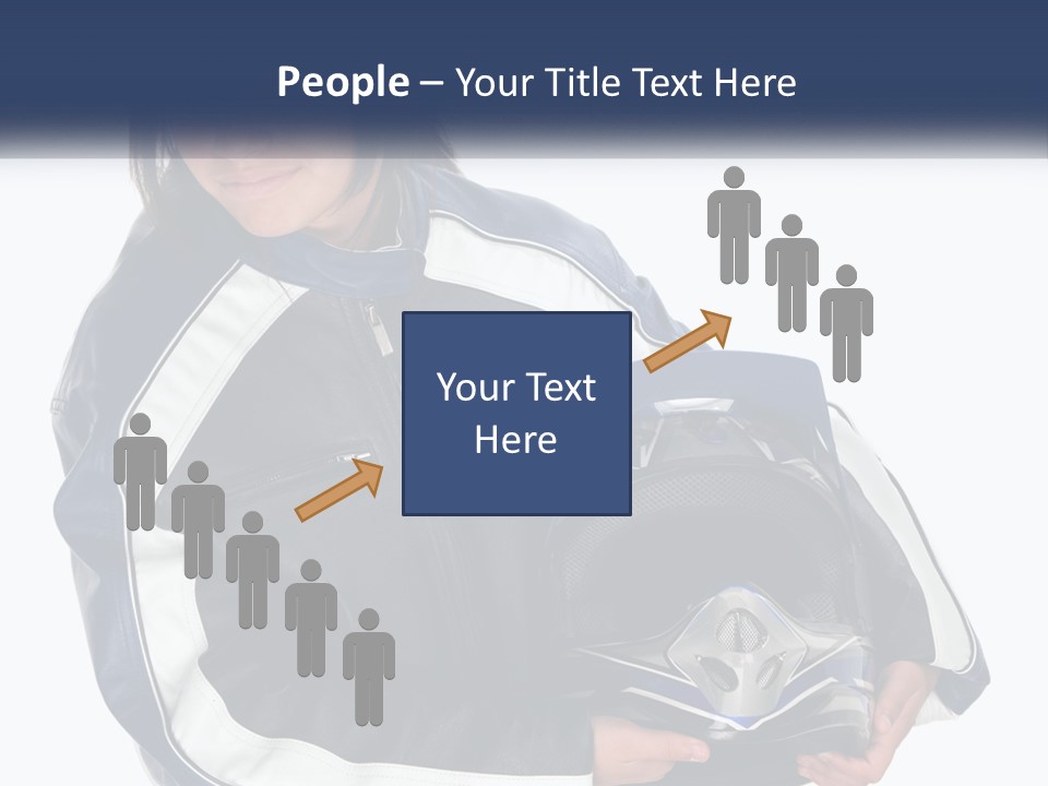 Teen Racer Hispanic PowerPoint Template