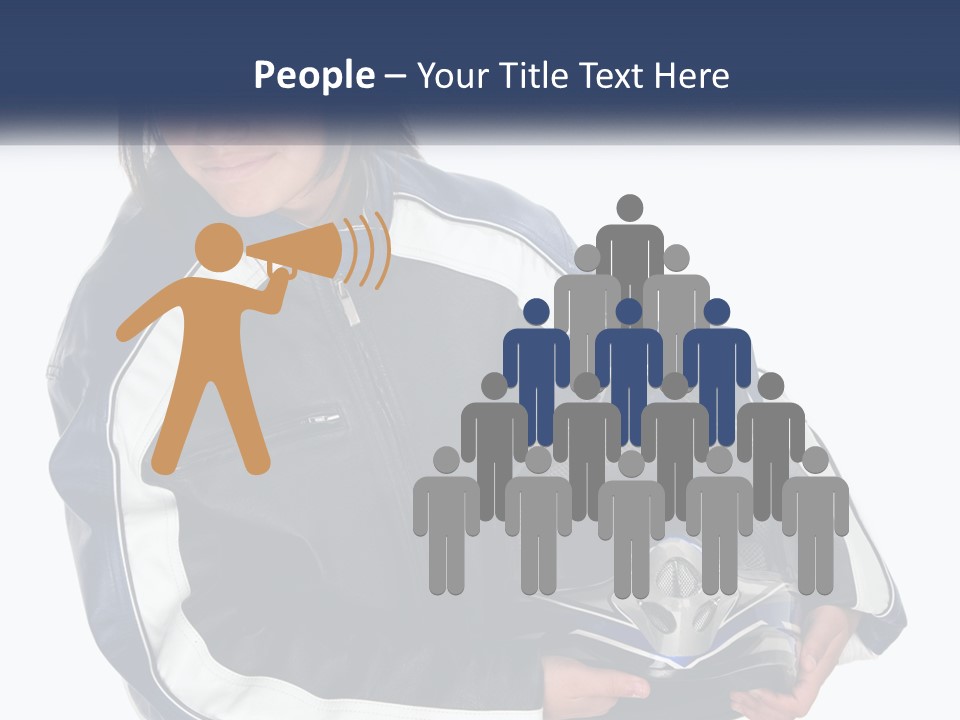 Teen Racer Hispanic PowerPoint Template