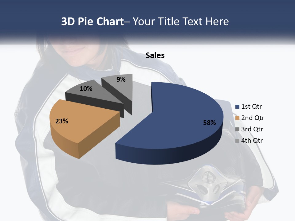 Teen Racer Hispanic PowerPoint Template