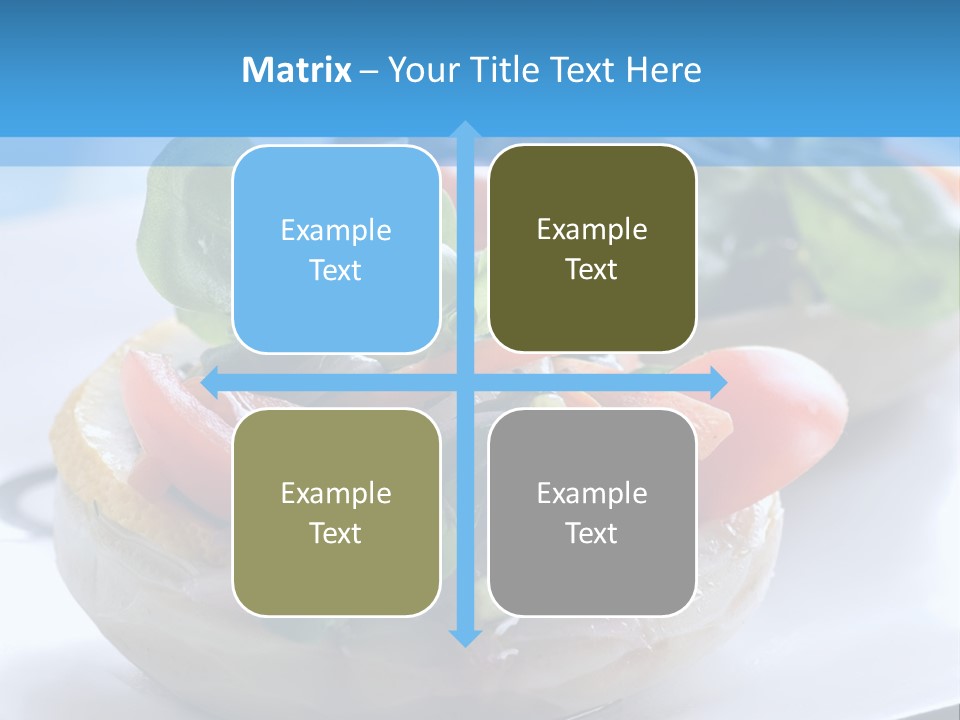 Lemon Purslane Restaurant PowerPoint Template