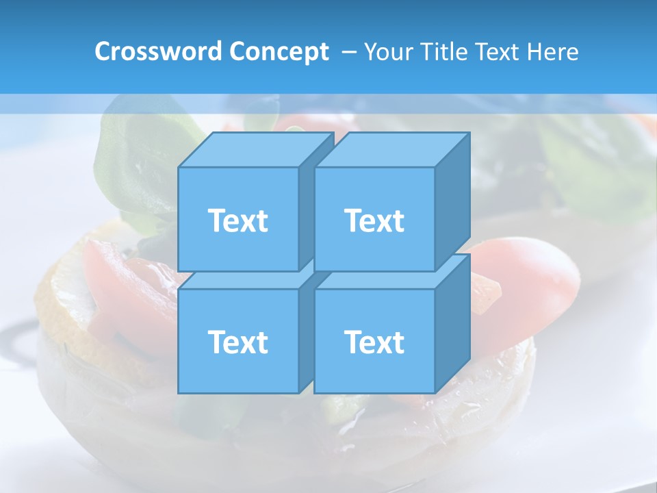 Lemon Purslane Restaurant PowerPoint Template