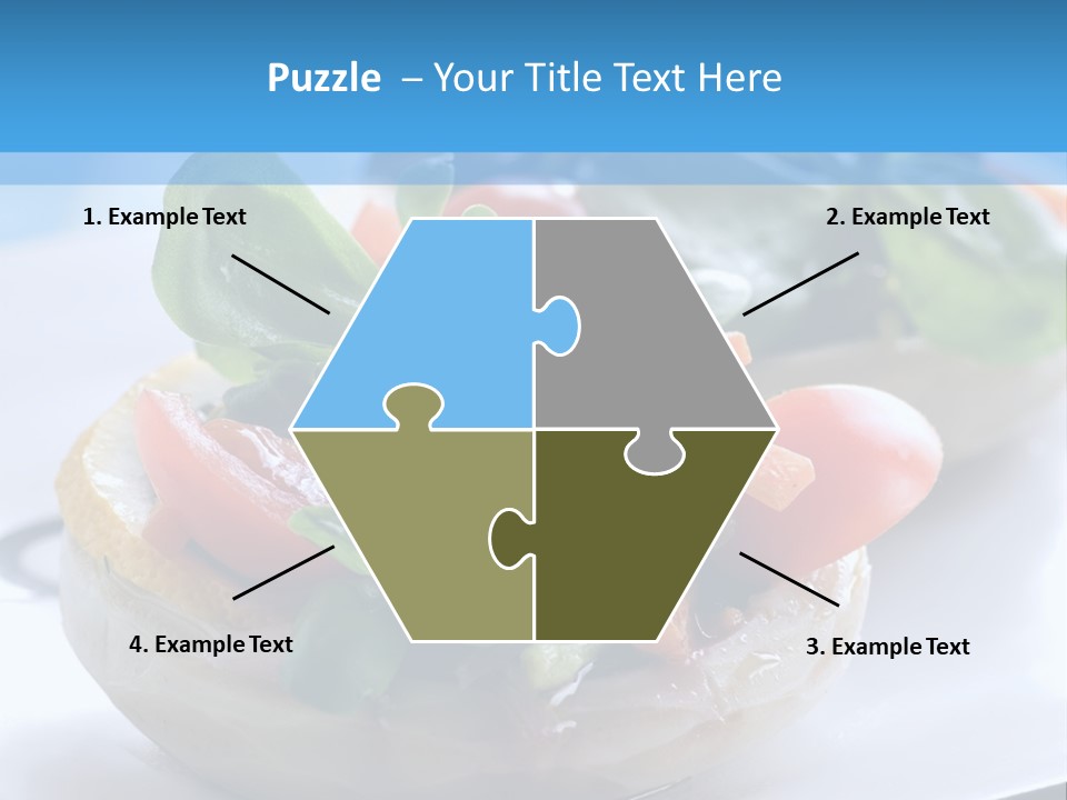 Lemon Purslane Restaurant PowerPoint Template