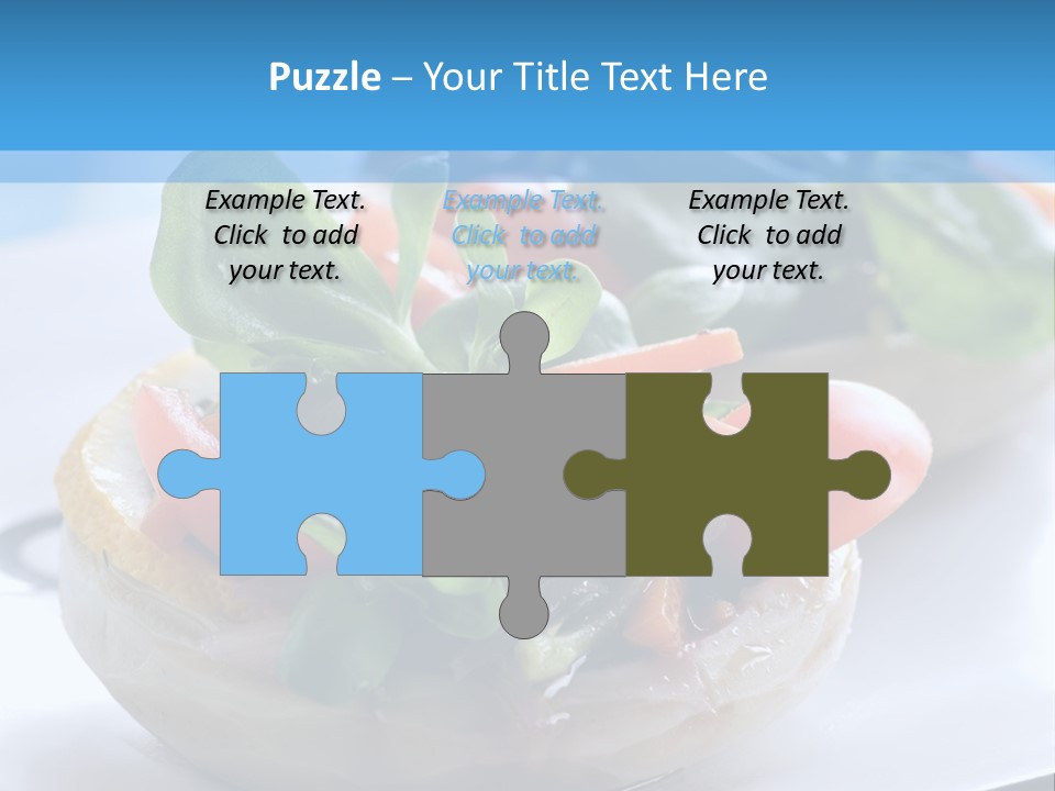 Lemon Purslane Restaurant PowerPoint Template