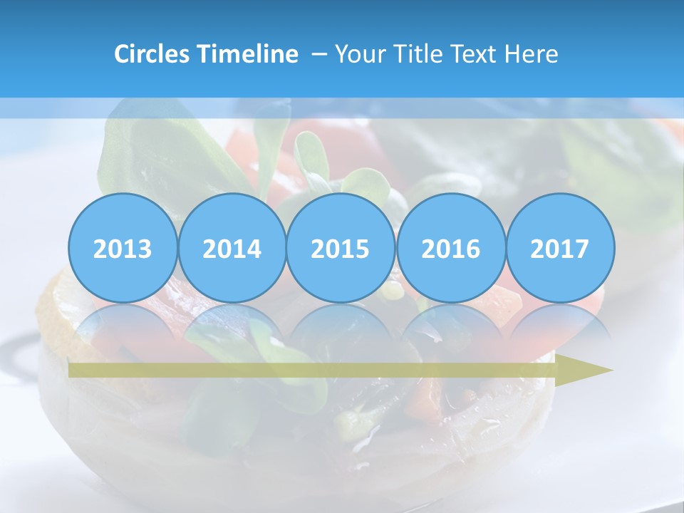 Lemon Purslane Restaurant PowerPoint Template