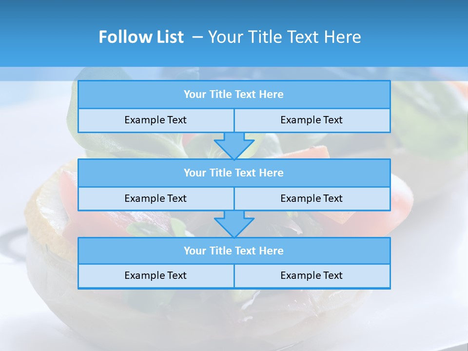 Lemon Purslane Restaurant PowerPoint Template
