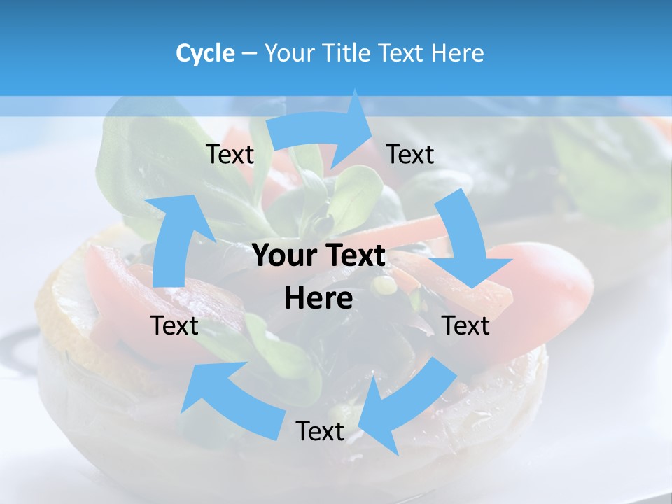 Lemon Purslane Restaurant PowerPoint Template