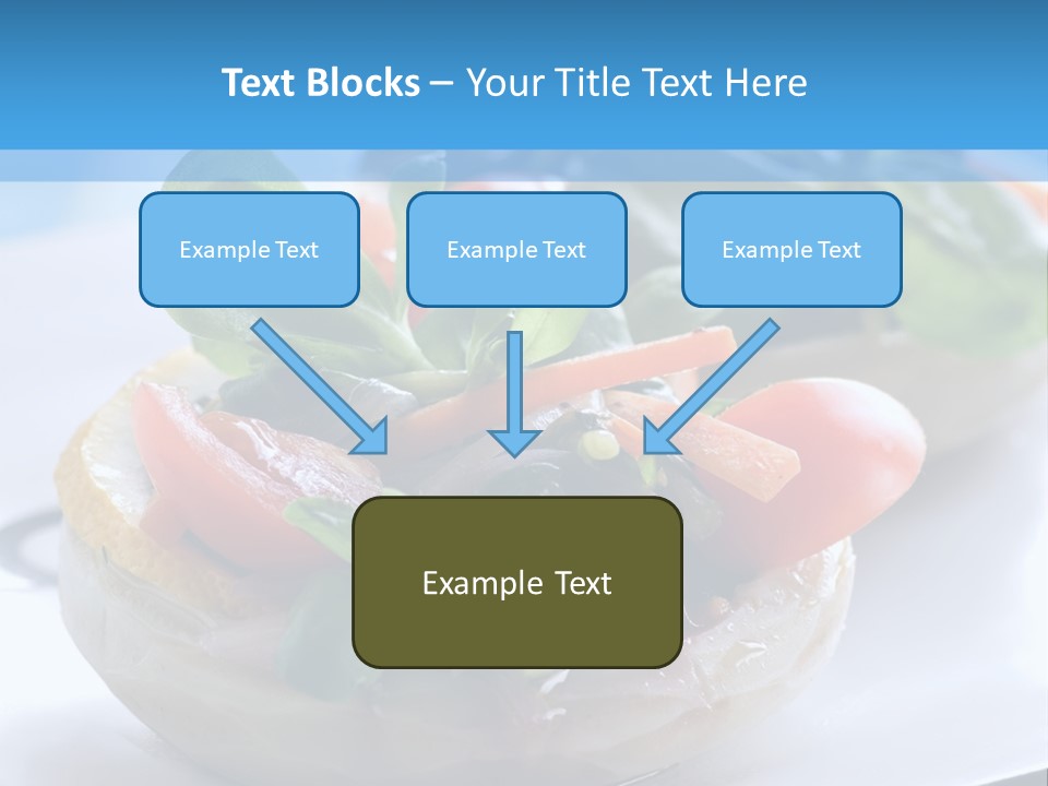 Lemon Purslane Restaurant PowerPoint Template