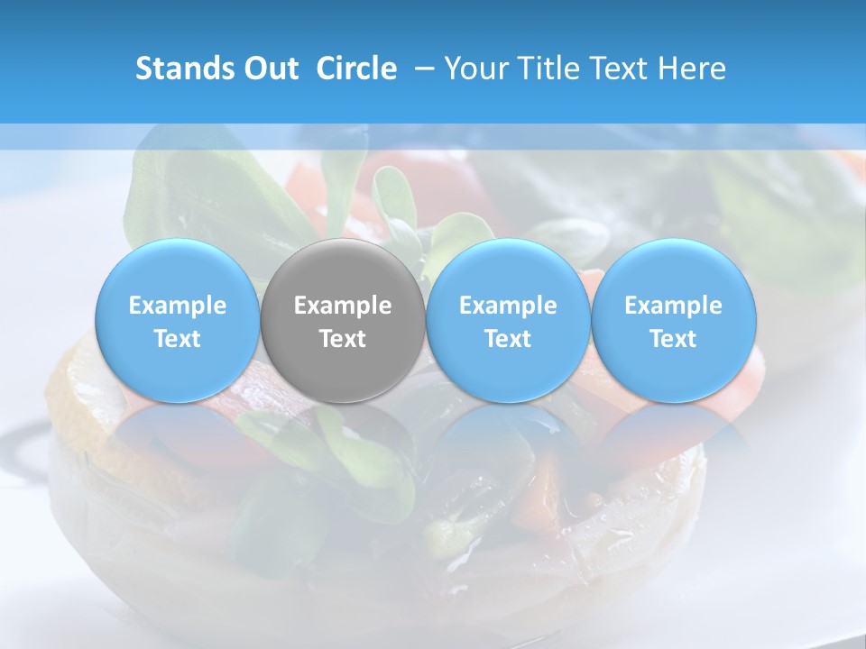 Lemon Purslane Restaurant PowerPoint Template