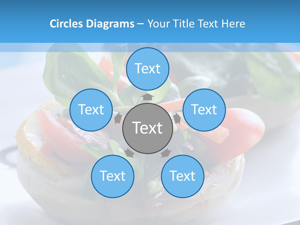 Lemon Purslane Restaurant PowerPoint Template