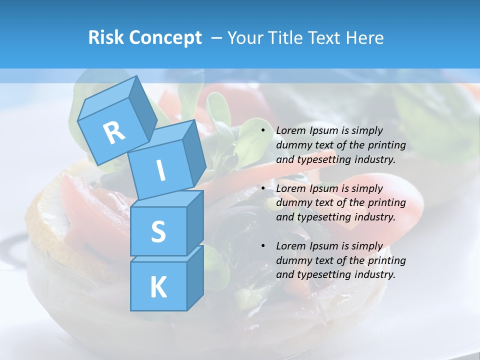 Lemon Purslane Restaurant PowerPoint Template