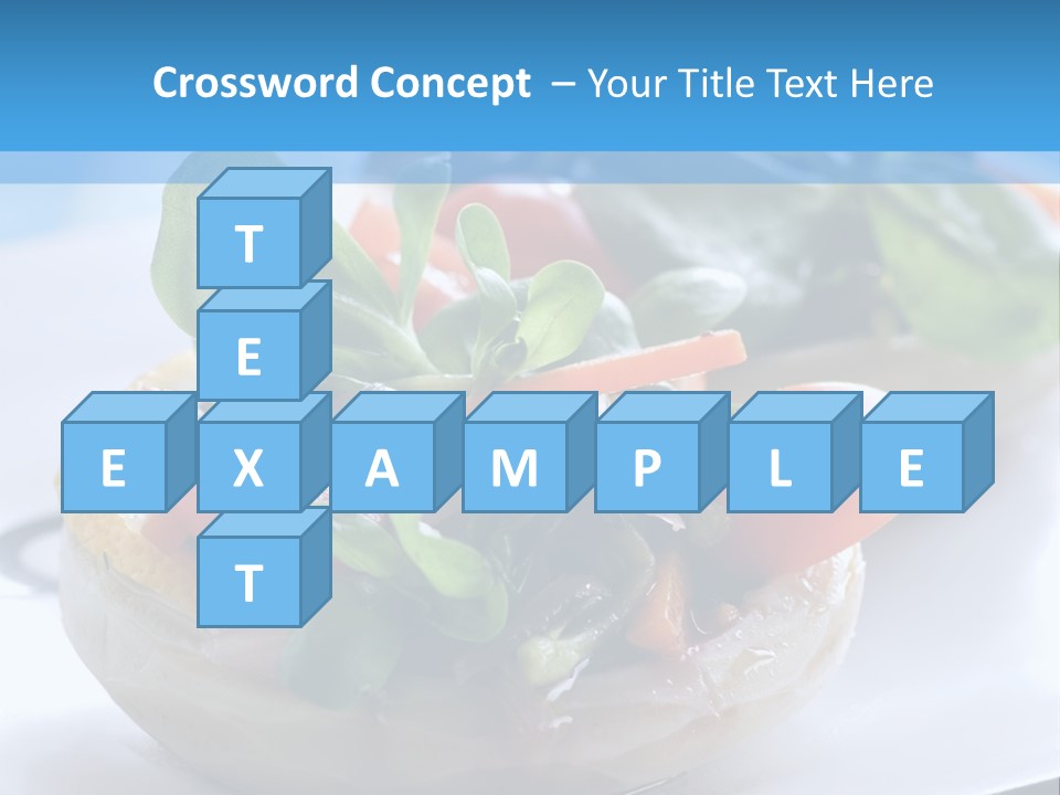 Lemon Purslane Restaurant PowerPoint Template