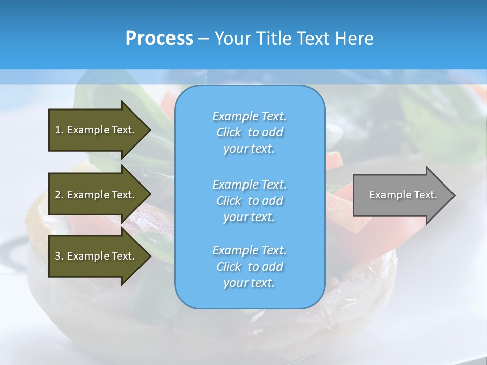 Lemon Purslane Restaurant PowerPoint Template
