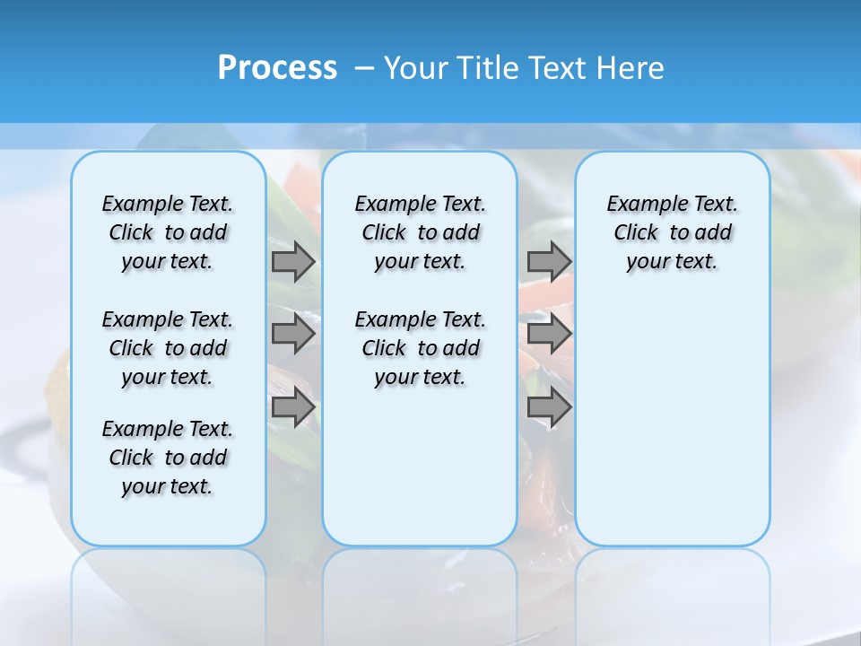 Lemon Purslane Restaurant PowerPoint Template