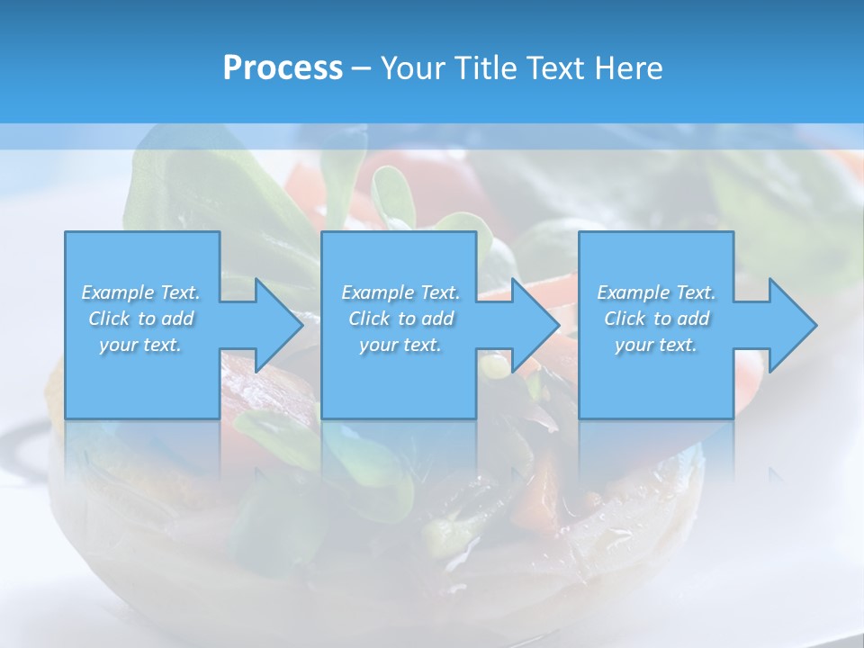 Lemon Purslane Restaurant PowerPoint Template