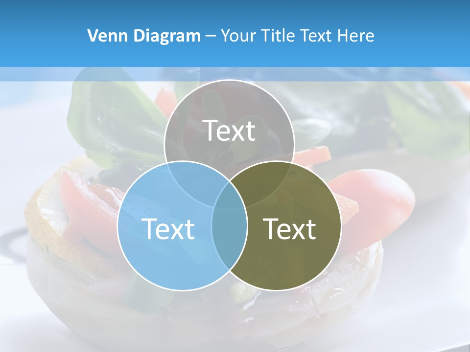Lemon Purslane Restaurant PowerPoint Template