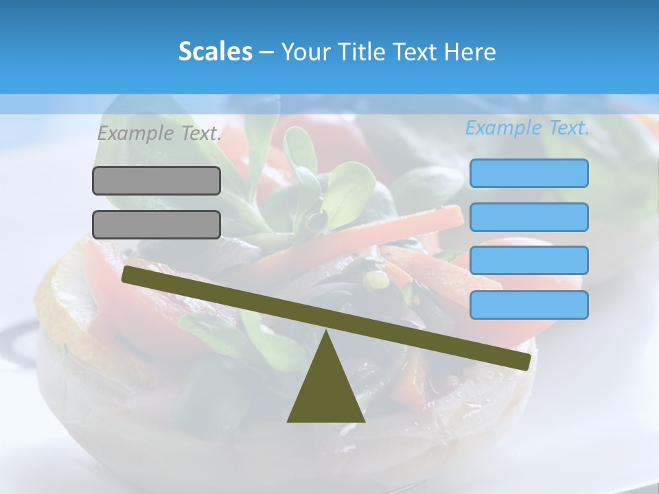 Lemon Purslane Restaurant PowerPoint Template