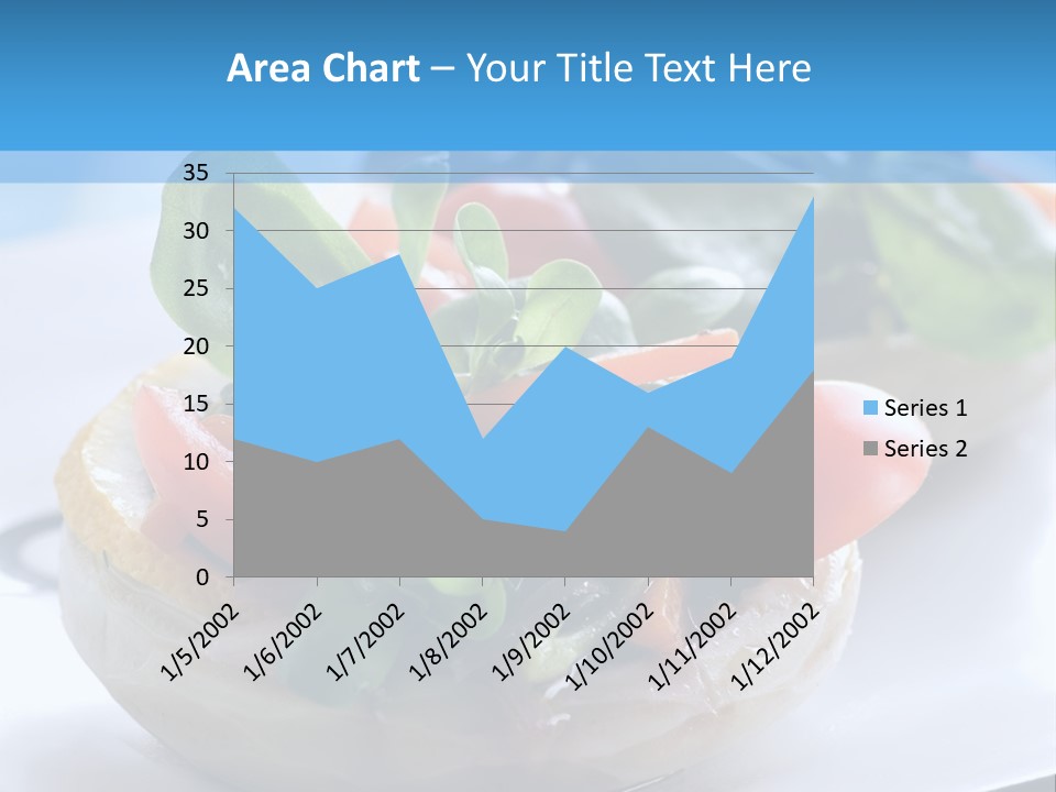 Lemon Purslane Restaurant PowerPoint Template