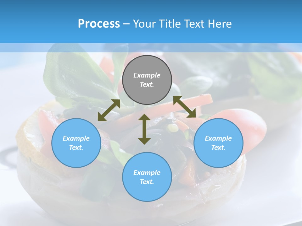 Lemon Purslane Restaurant PowerPoint Template