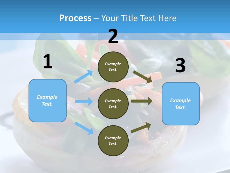 Lemon Purslane Restaurant PowerPoint Template