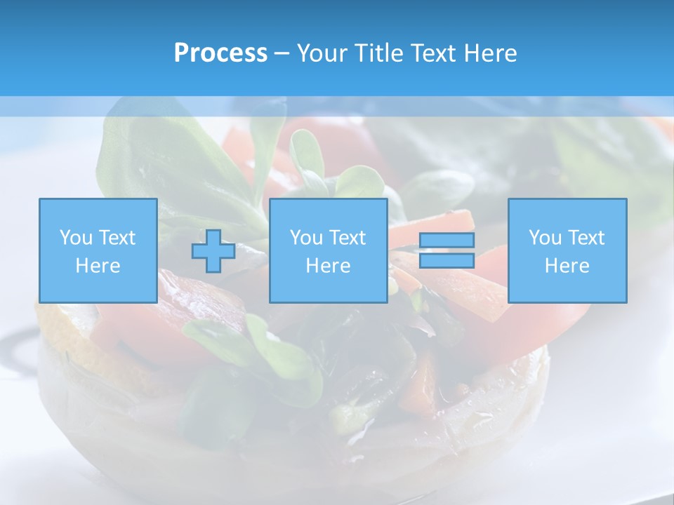 Lemon Purslane Restaurant PowerPoint Template