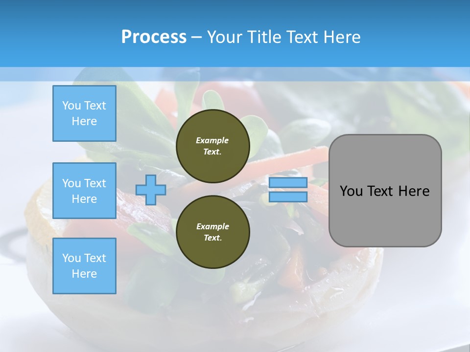 Lemon Purslane Restaurant PowerPoint Template