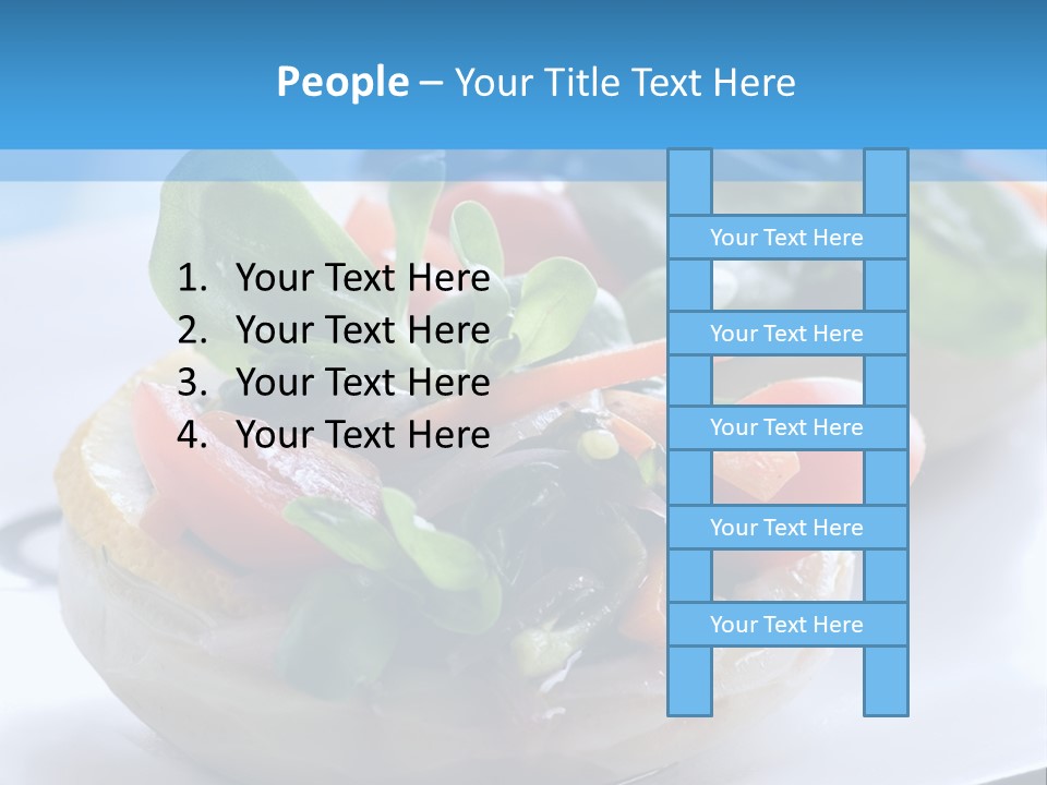 Lemon Purslane Restaurant PowerPoint Template