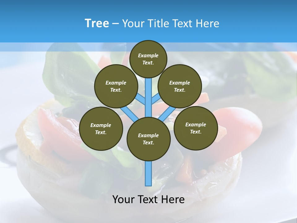 Lemon Purslane Restaurant PowerPoint Template